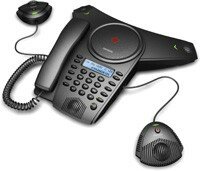 Điện thoại hội nghị meeteasy Mid 2 với 5 MIC tích hợp sẵn, độ nhậy của míc 4 mét, cho phòng họp rộng từ 25 - 45 mét, với