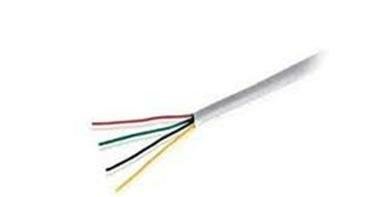 Dây điện thoại 2x2x0.5 (2 đôi, 4 lõi đồng tiết diện 0,4mm), bọc dầu chống ẩm, bọc bạc chống nhiễu