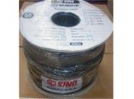 Cáp điện thoại SINO 4 đôi, 1/0.5mmx4PR (8 lõi đồng tiết diện 0,5mm), có dầu chống ẩm, bọc bạc chống nhiễu