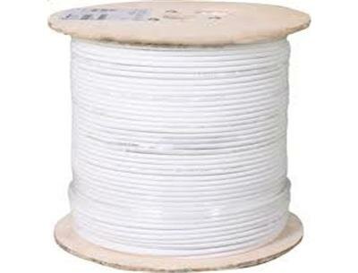 Cáp đồng trục RG6 (5C-FB) lõi CCS 80 sợi SP trắng/đen (305m/cuộn)